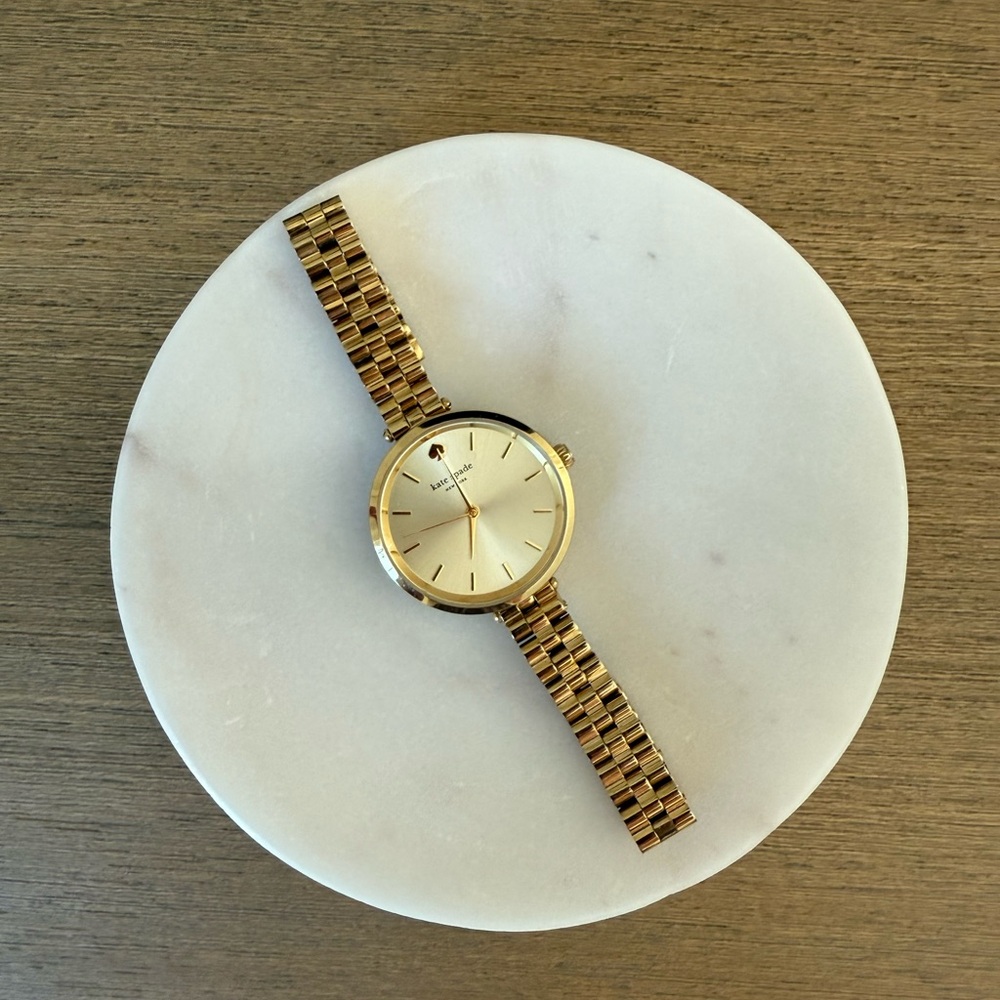 kate spade Gold Holland Women's Skinny Band Watch